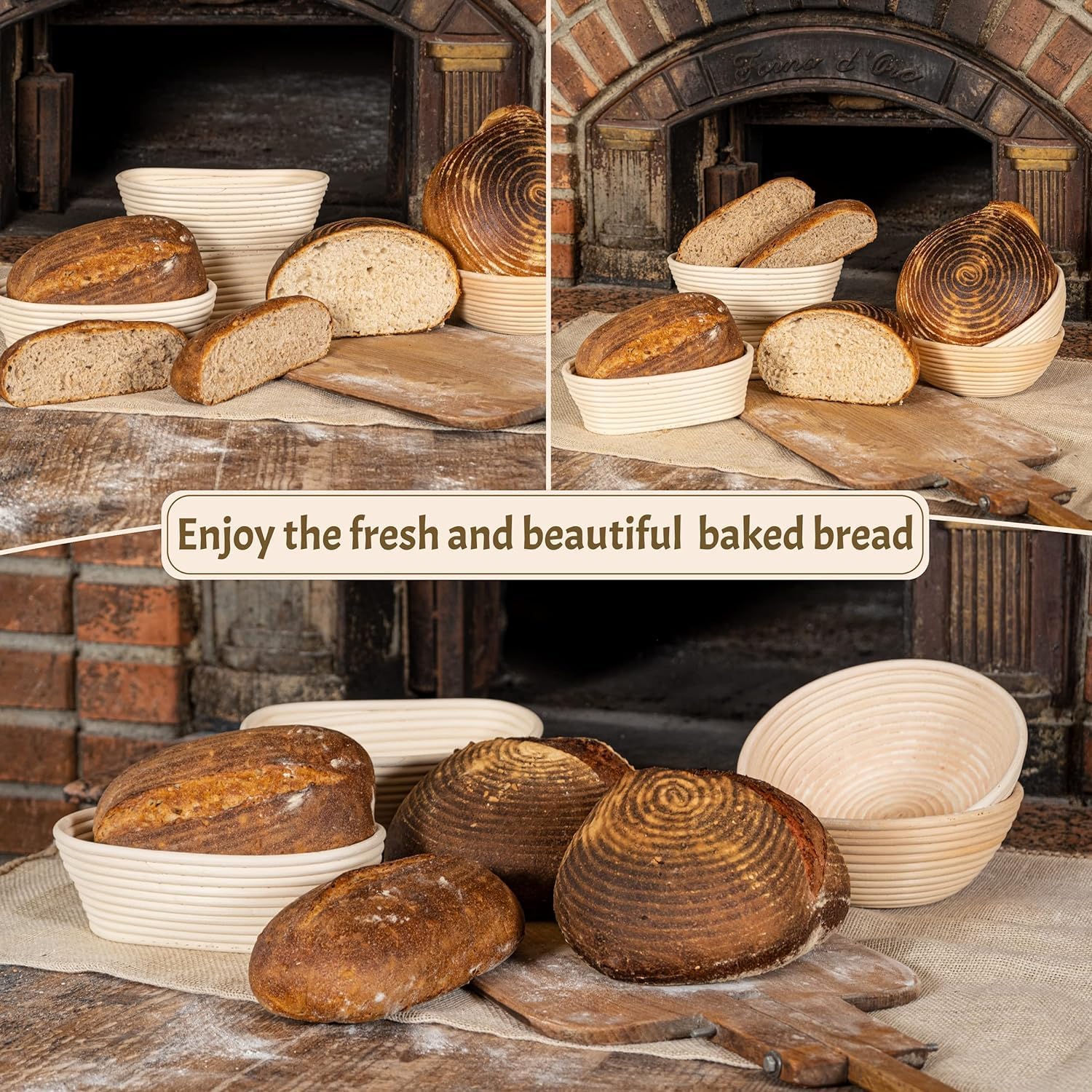 Sourdough Proofing Basket Set – Essential for Authentic Artisan Bread